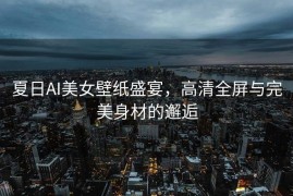 夏日AI美女壁纸盛宴，高清全屏与完美身材的邂逅
