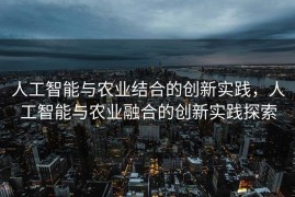 人工智能与农业结合的创新实践，人工智能与农业融合的创新实践探索