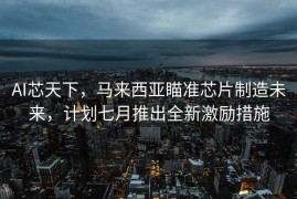 AI芯天下，马来西亚瞄准芯片制造未来，计划七月推出全新激励措施