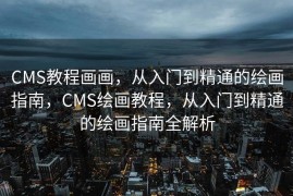 CMS教程画画，从入门到精通的绘画指南，CMS绘画教程，从入门到精通的绘画指南全解析