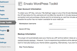 增强您的主题：集成 Envato WordPress 工具包插件