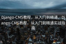 Django-CMS教程，从入门到精通，Django-CMS教程，从入门到精通实战指南