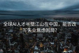 全球AI人才半壁江山在中国，能否改写失业焦虑困局？