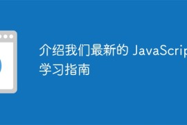 介绍我们最新的 JavaScript 学习指南