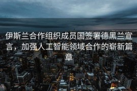 伊斯兰合作组织成员国签署德黑兰宣言，加强人工智能领域合作的崭新篇章