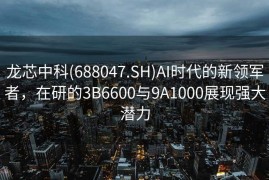 龙芯中科(688047.SH)AI时代的新领军者，在研的3B6600与9A1000展现强大潜力