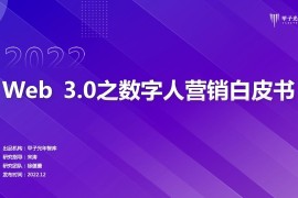 甲子光年：Web3.0之数字人营销白皮书-2025最新seo资料