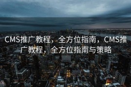 CMS推广教程，全方位指南，CMS推广教程，全方位指南与策略