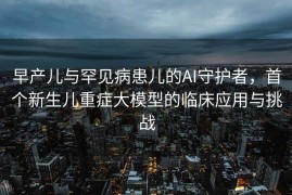 早产儿与罕见病患儿的AI守护者，首个新生儿重症大模型的临床应用与挑战