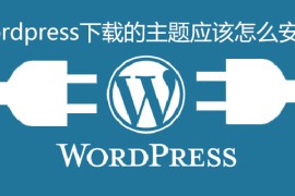wordpress下载的主题安装包应该怎么安装？