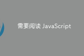 需要阅读 JavaScript