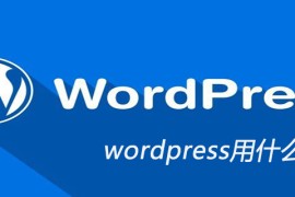 wordpress用什么写的