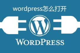 wordpress怎么打开