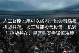 人工智能股票可以买吗，投资机遇与挑战并存，人工智能股票投资，机遇与挑战并存，是否购买需谨慎决策