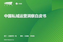 艾瑞咨询：2023年中国私域运营洞察白皮书-2025最新seo资料