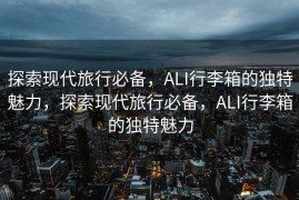 探索现代旅行必备，ALI行李箱的独特魅力，探索现代旅行必备，ALI行李箱的独特魅力
