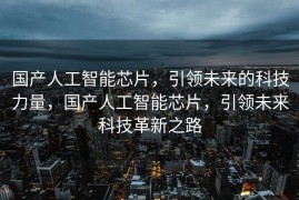 国产人工智能芯片，引领未来的科技力量，国产人工智能芯片，引领未来科技革新之路