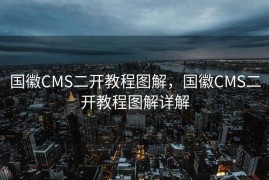 国徽CMS二开教程图解，国徽CMS二开教程图解详解