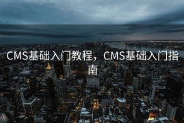 CMS基础入门教程，CMS基础入门指南