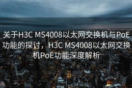关于H3C MS4008以太网交换机与PoE功能的探讨，H3C MS4008以太网交换机PoE功能深度解析