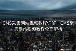 CMS采集网站视频教程详解，CMS采集网站视频教程全面解析
