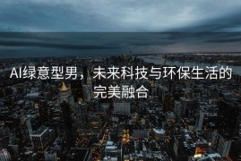 AI绿意型男，未来科技与环保生活的完美融合