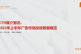 CTR：2023上半年广告市场同比增长4.8%-2025最新seo资料