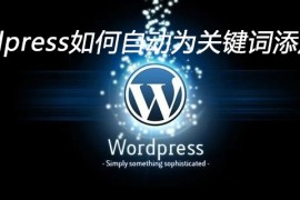 wordpress如何自动为关键词添加内链