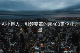 AI小巨人，引领变革的超400家企业力量