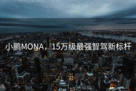 小鹏MONA，15万级最强智驾新标杆