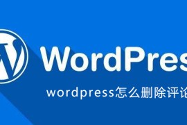 wordpress怎么删除评论