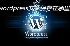wordpress文章保存在哪里