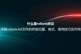 什么是robots协议？详解robots.txt文件的存放位置、格式、使用技巧及作用
