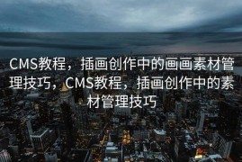 CMS教程，插画创作中的画画素材管理技巧，CMS教程，插画创作中的素材管理技巧