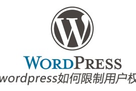 wordpress如何限制用户权限