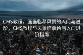 CMS教程，画画临摹风景的入门与进阶，CMS教程与风景临摹绘画入门进阶指南