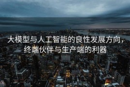 大模型与人工智能的良性发展方向，终端伙伴与生产端的利器