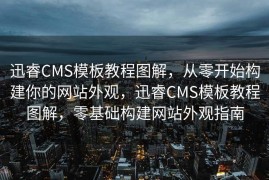 迅睿CMS模板教程图解，从零开始构建你的网站外观，迅睿CMS模板教程图解，零基础构建网站外观指南