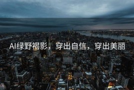 AI绿野褐影，穿出自信，穿出美丽