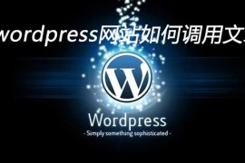 wordpress网站如何调用另外一个网站的文章