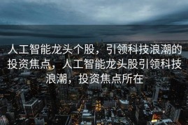 人工智能龙头个股，引领科技浪潮的投资焦点，人工智能龙头股引领科技浪潮，投资焦点所在