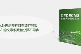 怎么处理织梦栏目有缓存导致刚发布的文章条数和分页不同步