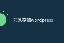 对象存储wordpress