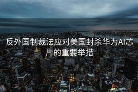 反外国制裁法应对美国封杀华为AI芯片的重要举措