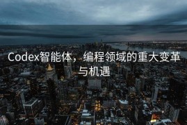 Codex智能体，编程领域的重大变革与机遇