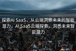 探索AI SaaS，从云端洞察未来的智能潜力，AI SaaS云端探索，洞悉未来智能潜力
