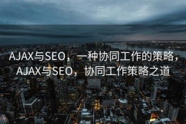 AJAX与SEO，一种协同工作的策略，AJAX与SEO，协同工作策略之道