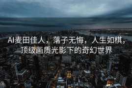 AI麦田佳人，落子无悔，人生如棋，顶级画质光影下的奇幻世界