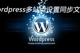 wordpress多站点设置同步文章