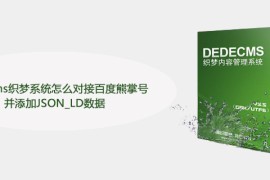 dedecms织梦系统怎么对接百度熊掌号并添加JSON_LD数据